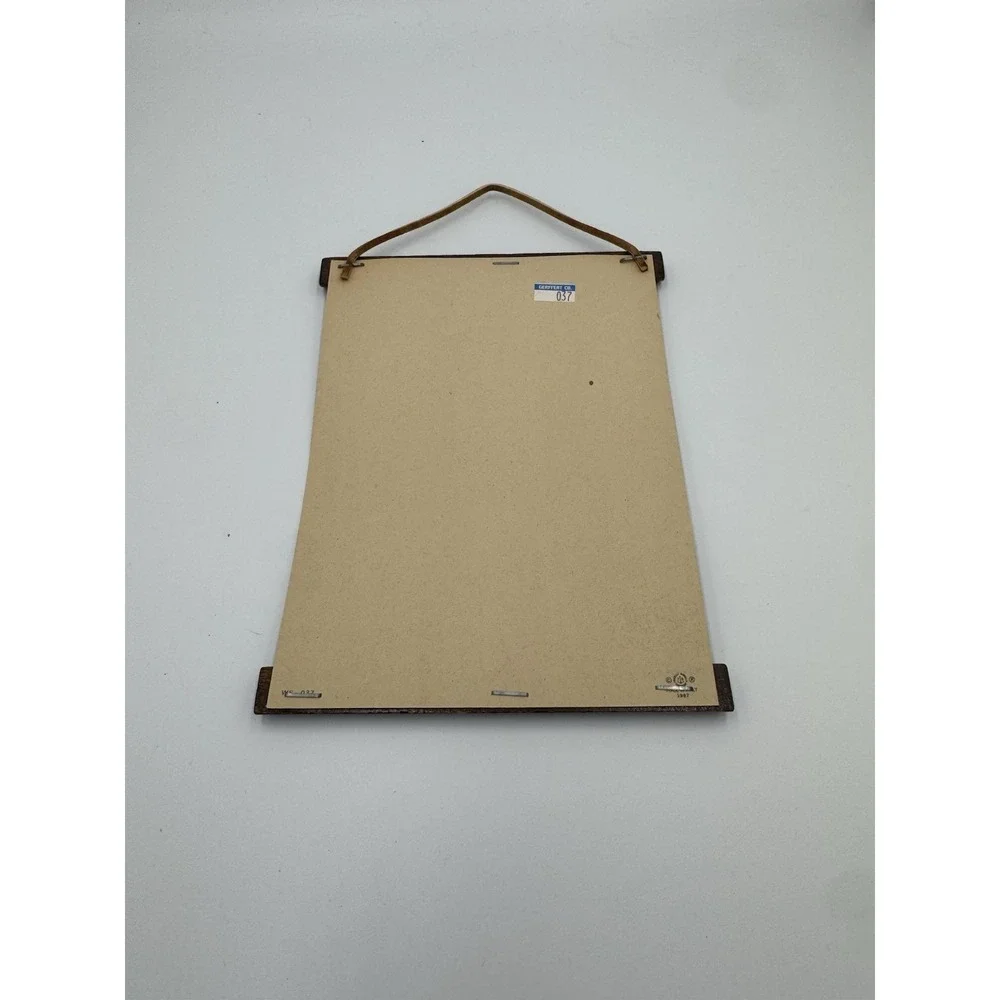 Vintage St. Therese Wood And Csrdstock Wall‎ Hanging